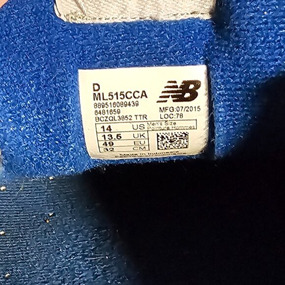 2 pair, New Balance Sneakers, 501 & 515 - Picture 5 of 12